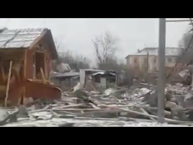 Житомиряни зняли відео наслідків ракетного обстрілу житлових будинків - Житомир.info