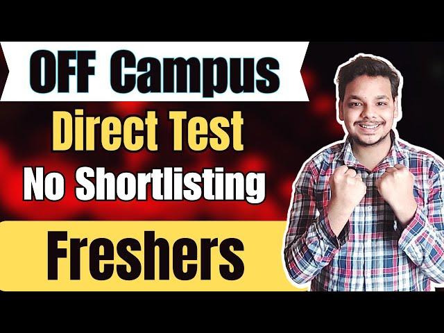 Direct Test Hiring | OFF Campus Drive For 2024 , 2023 Batch Hiring | Accenture , TCS , Rupeek Hiring