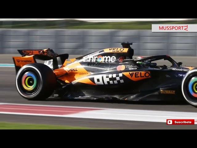 Pato O'Ward termina 7 con McLaren en los F1 Testing de Abu Dhabi