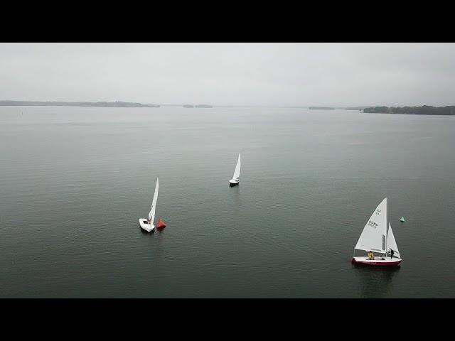 Flying Scot - Upwind mark roundings - Fall 48 Regatta Race 5
