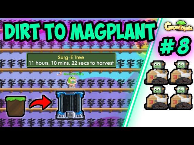 STARTING NEW PROJECT | #8 Dirt to Magplant | Growtopia