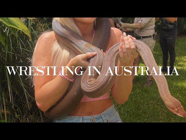 Australia to LA to Vegas to England... Life of a Pro Wrestler | VLOG