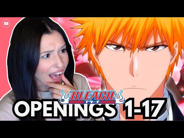 REACTING to ALL ‘BLEACH’ OPENINGS (1-17) For The FIRST Time