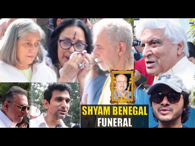 Shyam Benegal's FUNERAL: Emotional & Crying Naseeruddin, Javed, Shreyas, Ila Arun, Pratik, Boman