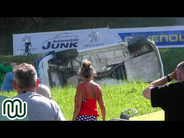  Eifel Rallye Festival 2024: Crash Zander Ford Escort RS WRC - WP 1 RK Hochkelberg