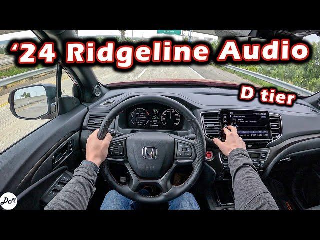 2024 Honda Ridgeline – 7-speaker Base Sound System Review (Sport, RTL, Trailsport)