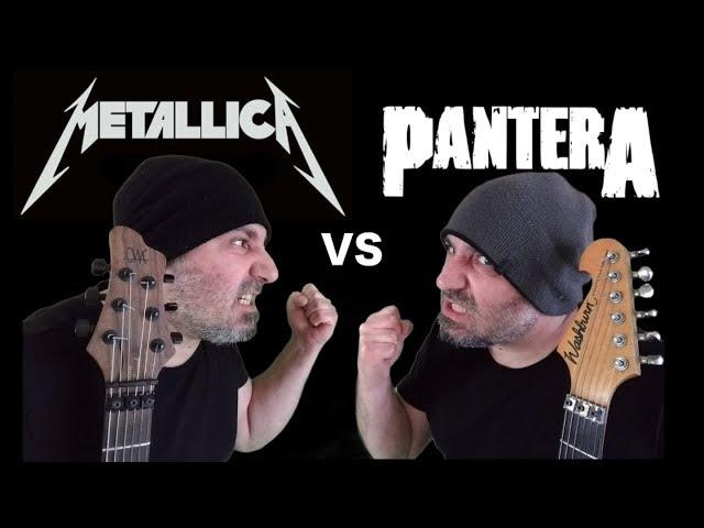 Metallica VS Pantera (Guitar Riffs Battle)