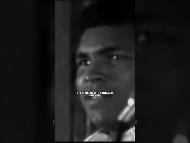 Muhammad Ali Rhymes - I Have Wrestled With A Alligator #shorts