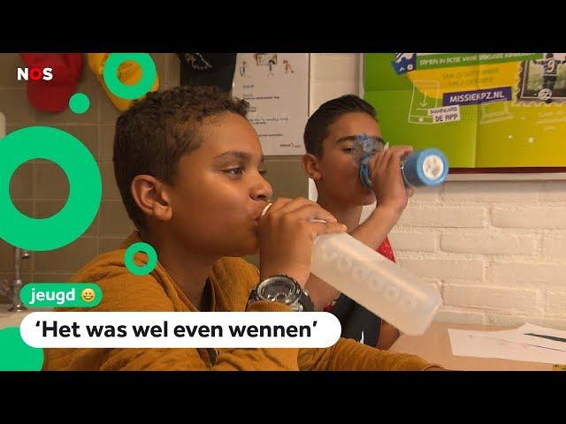 Deze kinderen drinken alleen nog kraanwater op school