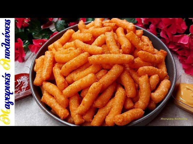 Homemade cheetos with cheese. Never buy again. Fantastic cheetos with just a few simple ingredients