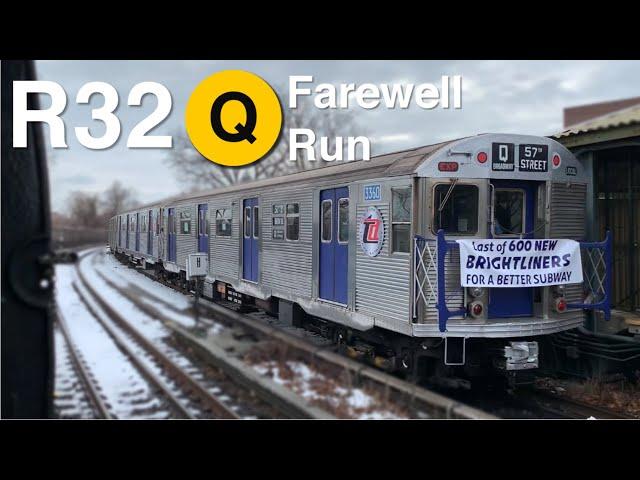 R32 Q Farewell Run Train at Sheepshead Bay