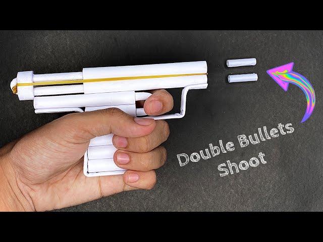 How to make Paper Pocket MINI Gun | Paper gun | Paper craft | Origami gun |