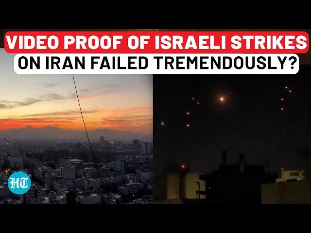 Iran ‘Successfully Foils’ Israeli Attack; Videos From Tehran Show Missile Interceptions, Normal Life