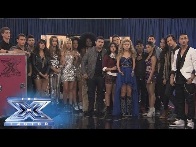 The Top 13 Find Out They're Performing Again - THE X FACTOR USA 2013