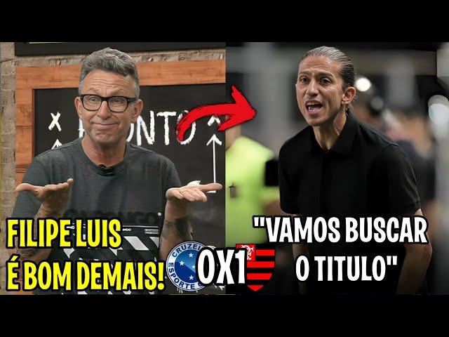 CRAQUE NETO REAGIU AO MENGÃO E SE RENDEU "ESSE TIME DE FILIPE LUIS TA VOANDO MERMAU" CRU 0X1 FLA