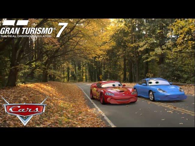 MCQUEEN AND SALLY TAKE A DRIVE | THROWBACK REMAKE | GRAN TURISMO 7