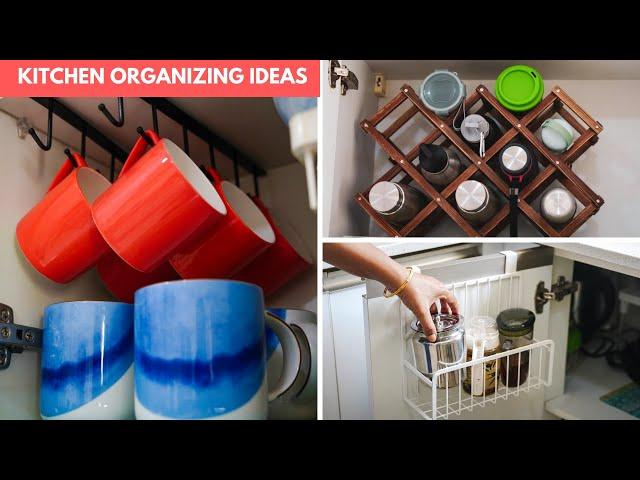 10 Useful Kitchen Organization Ideas | Space Saving Kitchen Organizing Tips