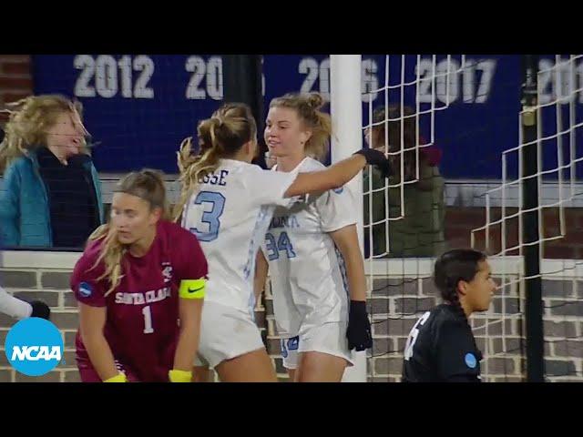 90th-minute goal sends North Carolina women's soccer to NCAA third round