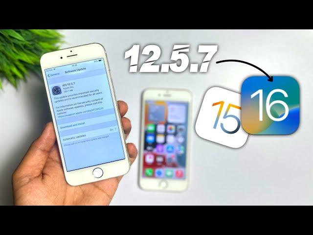 How To Update iOS 12.5.7 To iOS 16? | How To Update iOS 12.5.7 To 15 | Update iOS 12 To 16 |