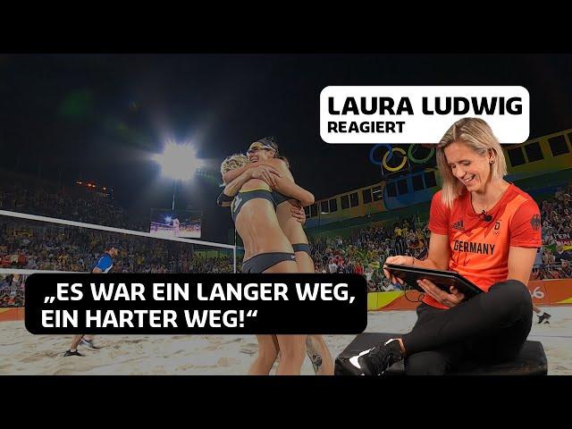 Laura Ludwig reagiert auf Olympia-Gold in Rio // Momente für die Ewigkeit: Beachvolleyball