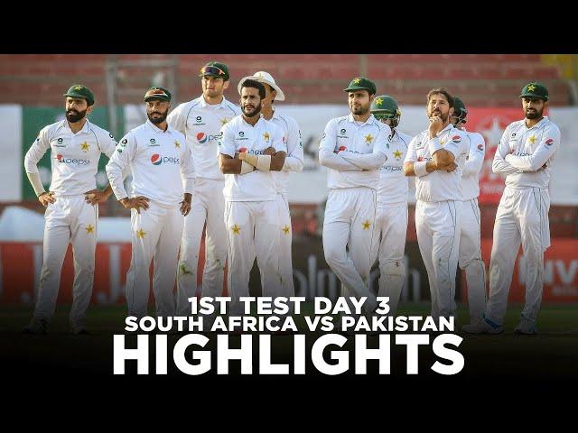 Full Highlights | South Africa vs Pakistan | 1st Test Day, 3 | PCB | ME2K