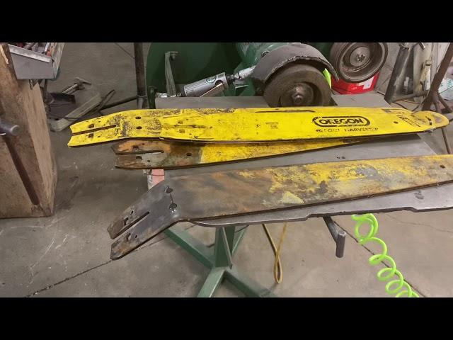 West Coast Muscle Saws The Chain Saw Guy Repairs Processor Bars, Chainsaw Bars