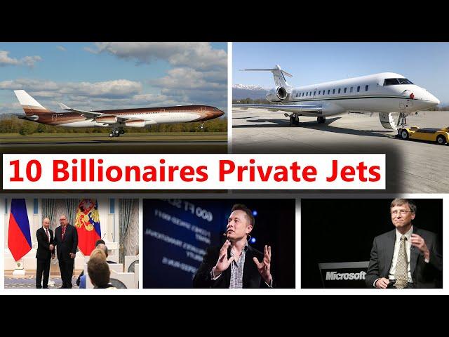 World's Top 10 Private jets of Billionaires and its operating cost