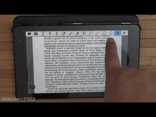 Xodo the best application to read, annotate and highlight PDF files on a Windows Tablet