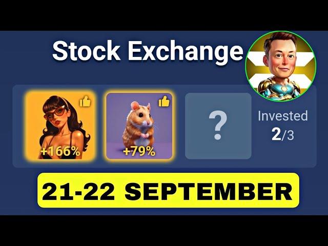 X Empire Investment Fund Today 21 September | Musk Empire Daily Combo | X Empire Investment Today