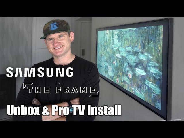 Samsung Frame TV Install With No-Gap Wall Mount