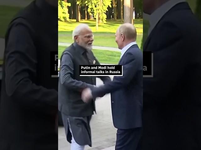 Putin and Modi hold informal talks in Russia