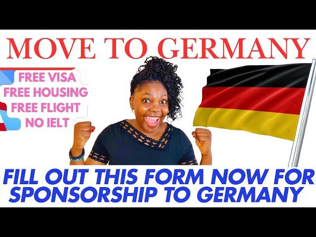 GOOD NEWS! MOVE TO GERMANY  ON ALL EXPENSES PAID || GET VISA FOR FREE!