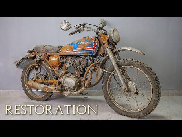 Restoration Abandoned Honda Motorcycle - Full Video