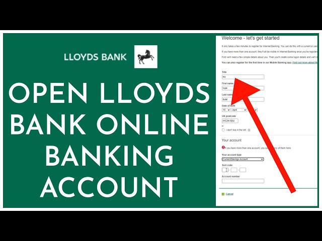 How to Create/Open Lloyds Bank Online Banking Account? Lloyds Bank Sign Up & Account Register 2021