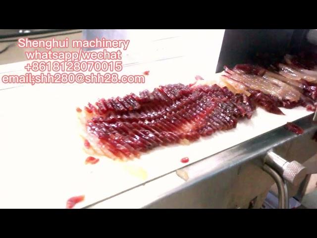 SH 120SD meat slicer auto lock meat cutting machine   #meat slicer; #meat cutting machine