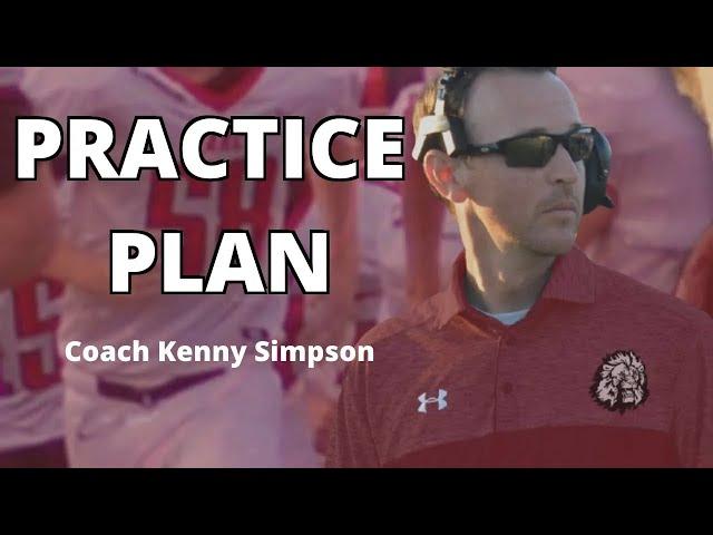 How To Plan A Football Practice With Coach Kenny Simpson