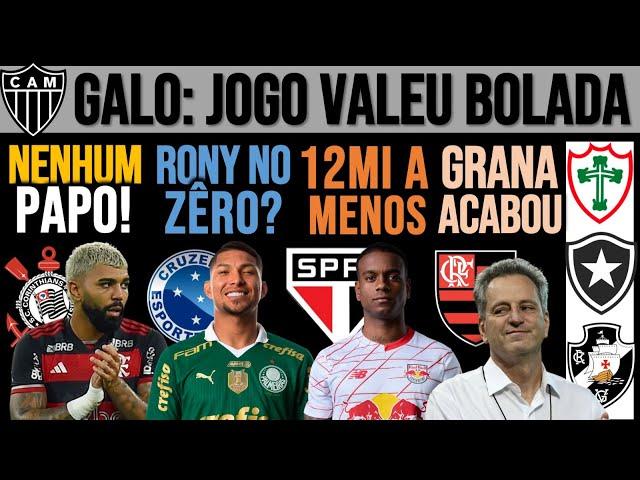 GABIGOL NO TIMÃO? CAIXA ZERADO NO FLA! RONY NO ZÊRO? SP PERDE 12MI! $$$ PRO GALO! LAION, LUSA, VASCO