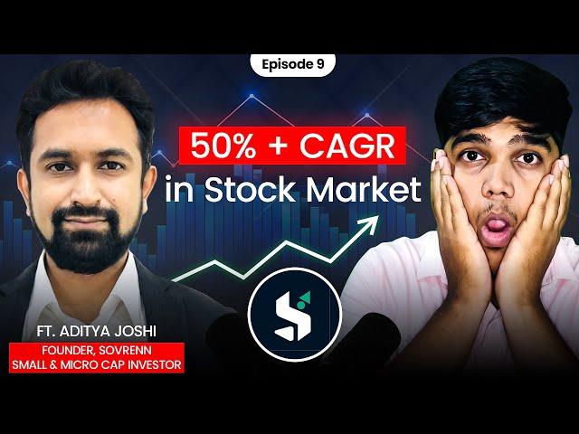 FREE Stock Market Masterclass, ft. Aditya Joshi - Small & Micro-cap Investor and Co-founder @Sovrenn