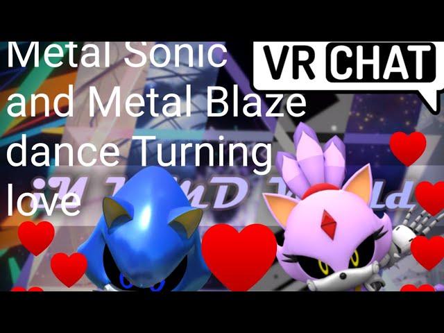 Turning Love dance VRchat Metal Sonic and Metal Blaze