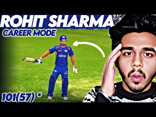 ROHIT SHARMA CAREER MODE IN REAL CRICKET 24 (RC24)