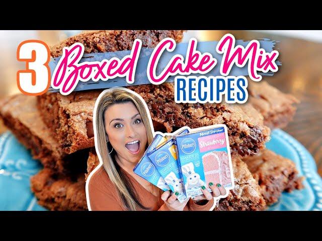 3 GENIUS Recipes That will UPGRADE Boxed Cake Mix! |  THIS ONE BLEW MY MIND!!