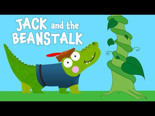 Silly Crocodile Plays Jack And The Beanstalk | Fairy Tales For Kids