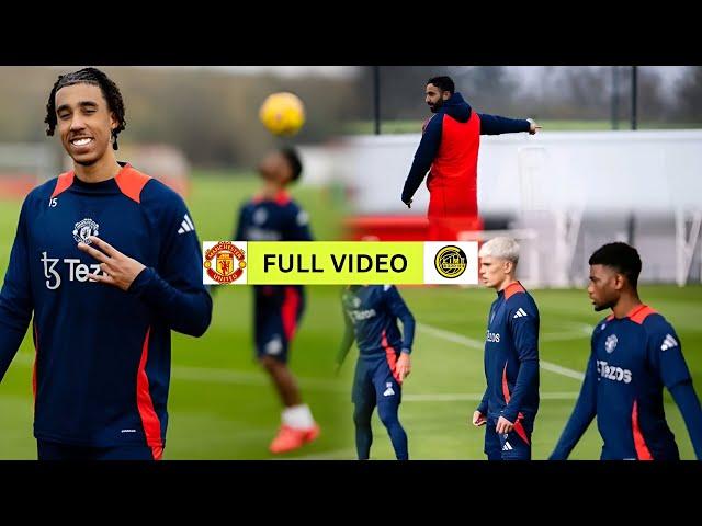 | 𝐉𝐔𝐒𝐓 𝐈𝐍:Ruben Amorim's TRAINING ground message to Leny Yoro sums up new Man Utd approach