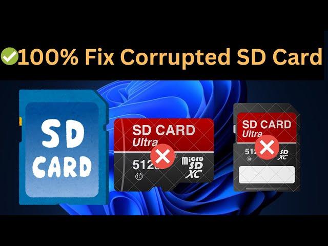 SD Card Repair: 5 Methods to Fix Corrupted SD Card (New 2024-25)