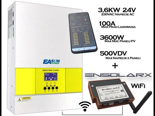 EASUN SMG II + ENSolarX WiFi modol.