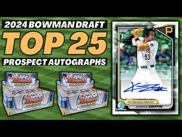 2024 Bowman Draft Top 25 Prospect Autographs | Releases December 4th | Bowman Chrome Baseball Cards