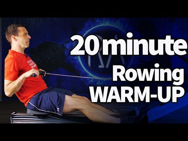 Rowing Machine Warmup - 20 minutes long - Use before MAX intensity sessions