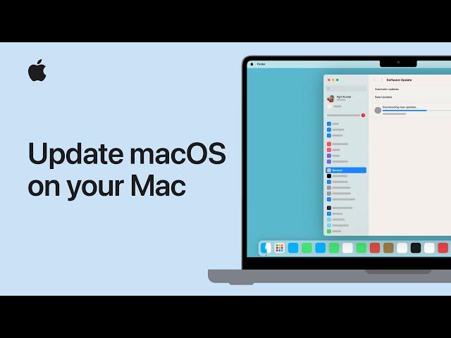 How to update macOS on your Mac | Apple Support