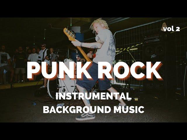 Punk Rock Instrumental Background Music - 1 Hour High-Energy Playlist Vol2