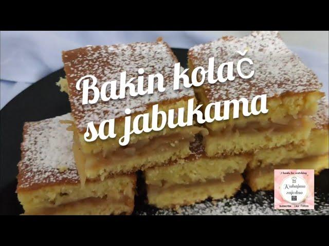 Bakin kolač sa jabukama